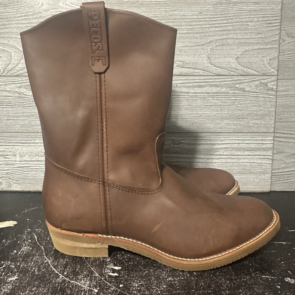 Red Wing Pecos 1155 Boots Mens 14 Nailseat 11" Soft Toe Pull-On Boot New READ‎ 4